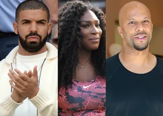 Common isn't against the possibility of Drake dating his ex&nbsp;Serena Williams: - &quot;Serena is a friend of mine. As long as she's happy, I'm good... We dated. Now that's been done a long time ago, so now it's like we friends. She's doing super good on the tennis and she's incredible.&quot;(Photos from left: PacificCoastNews, Brad Barket/Getty Images, i-Images,Michael Wright/WENN.com)