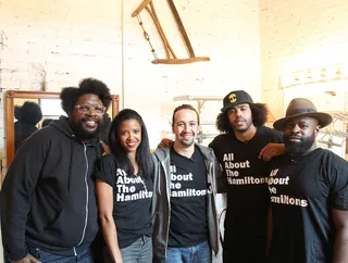 Hamilton Cypher - The stars from the hit Broadway play&nbsp;Hamilton&nbsp;team up with the Roots crew to bring the theatrics to the cypher. (Photo: Bennett Raglin/BET/Getty Images for BET)