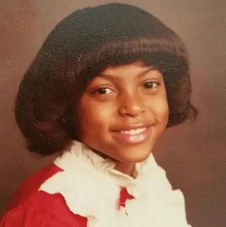 Taraji P. Henson @tarajiphenson - The Empire star gives us a peak at her younger years with this #TBT flick from the 9th grade. We'll give her a pass on her mushroom cut. It was the style then--wasn't it?  (Photo: Taraji P. Henson via Instagram)