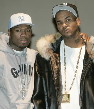50 Cent vs. Game - Game was booted from G-Unit in 2005 after 50 claimed he was disloyal and unwilling to ride with him against his foes. Game didn’t want to play the two-guard position in the Unit and the former rhyme partners have never seen eye-to-eye since.(Photo: Peter Morgan/Reuters/Corbis)