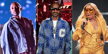 Kendrick Lamar, Snoop Dogg and Mary J. Blige on BET Buzz 2021