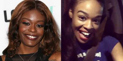Azealia Banks - The feud-happy rapper has openly admitted to skin bleaching and even offers lightening tips on her various&nbsp;social platforms.&nbsp;(Photos from left: Frederick M. Brown/Getty Images for LOGO, Azealia Banks via Instagram)