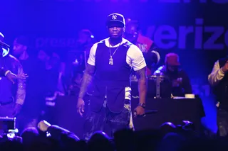 More Power - 50 Cent performs onstage at the Power 105.1 Breakfast Club Anniversary Party presented by Verizon in New York City.(Photo: Matthew Eisman/Getty Images for iHeartMedia)