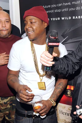 Life Is Good - Jadakiss looks to be enjoying himself at the Power 105.1 Breakfast Club Anniversary Party presented by Verizon&nbsp;in New York City.(Photo: Brad Barket/Getty Images for iHeartMedia)