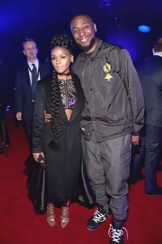 A Look Into the Future - Janelle Monáe and 9th Wonder enjoy the after-party for the world premiere of Star Wars: The Force Awakens on Hollywood Blvd.(Photo: Alberto E. Rodriguez/Getty Images for Disney)