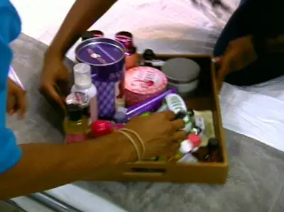 Mmmmm? - Oils and massagers. What on earth will the housemates do with these?