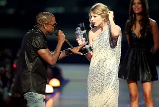 The Best Rant of All Time - Kanye even had the president calling him a &quot;jackass&quot; after he interrupted Taylor Swift's acceptance speech for Best Female Video at the 2009 VMAs to insist that Beyonce's  &quot;single ladies&quot; is &quot;the best video of all time.&quot; Exaggerate much, Kanye? (Photo by Christopher Polk/Getty Images)