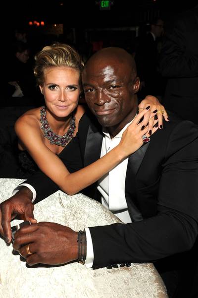 Heidi Klum and Seal - Model and television host Heidi Klum married English R&B singer Seal in 2005. Together the pair have three children, sons Henry Gunther Admola Dashtu Samuel, 5, Johan Riley Gyodor Taiwo Samuel, 4, and daughter Lou Sulola Samuel, 1.  (Photo: Frazer Harrison/Getty Images)