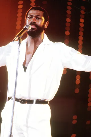 Teddy Pendergrass - Teddy Pendergrass did his thing alongside Tony Bennett and the Miami Sound Machine during the halftime of Super Bowl XXIX in 1995.(Photo: Retna UK/Landov)