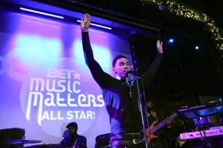 Touch the Sky - Rising star&nbsp;Adrian Marcel delivers a passionate set to get the crowd ready for a star-studded night of big names and good music.(Photo: Bennett Raglin/BET/Getty Images for BET)
