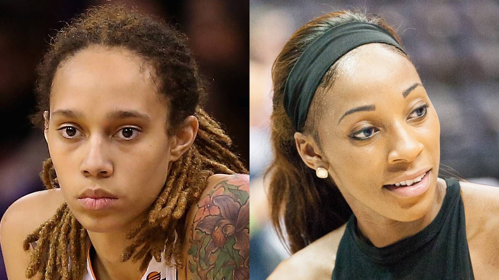 Brittney Griner and Glory Johnson