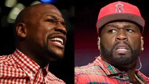 Floyd Mayweather and 50 Cent on BET Breaks 2018.
