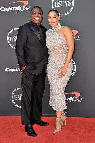 Tracy Morgan and wife Megan Wollover