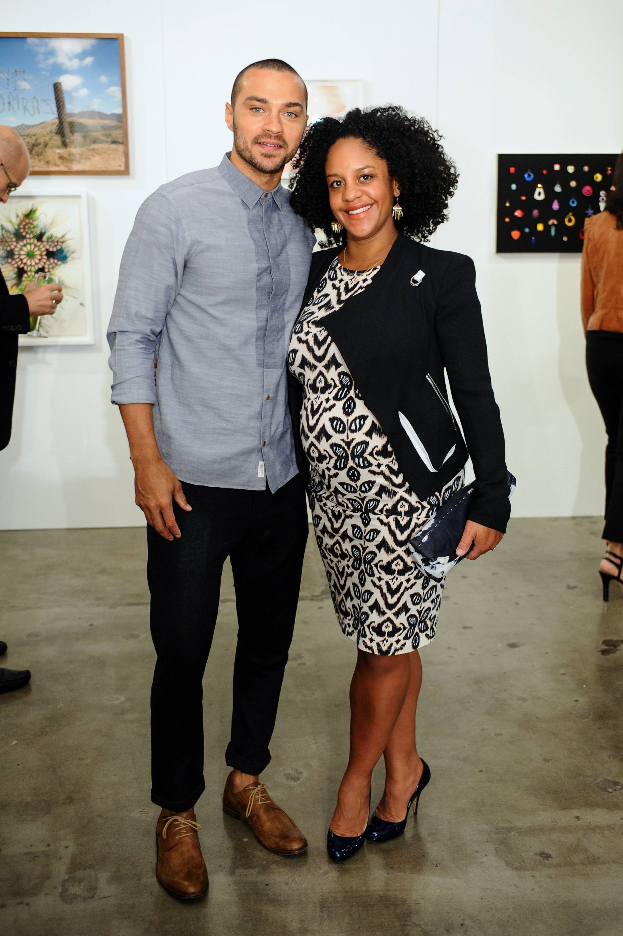 LOS ANGELES, CA - OCTOBER 13: Aryn Drakelee-Williams and Jesse Williams attend The Mistake Room's Benefit Auction  on October 13, 2013 in Los Angeles, California. (Photo by Stefanie Keenan/WireImage)