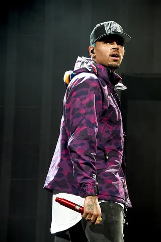 Turn Up The Music - Breezy &quot;Transformed&quot; a few time for the fans during his show at the &nbsp;Barclays Center. &nbsp;(Photo: Theo Wargo/Getty Images for Live Nation)