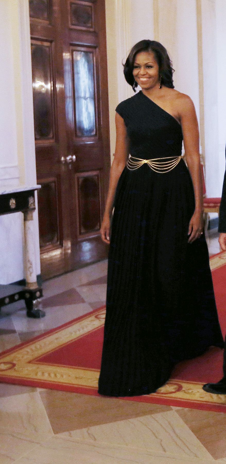 Sleek and Chic - The first lady wows in the East Room of the White House on June 13, 2012.&nbsp; (Photo: REUTERS/Jason Reed)