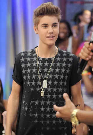 For Real - Justin Bieber at 106 &amp; Park, June 22, 2012. (Photo: John Ricard / BET)