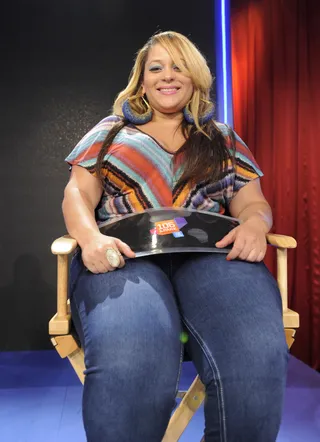 Miss MiMi Holds it Down - Freestyle Friday judge Miss MiMi at 106 &amp; Park, June 22, 2012. (Photo: John Ricard / BET)