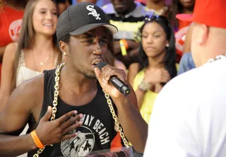 Giving His Best - Freestyle Friday battle, P Marti vs Blayze 513 at 106 &amp; Park, June 22, 2012. (Photo: John Ricard / BET)