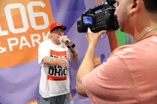 Camera Capture - Blayze 513 backstage at 106 &amp; Park, June 22, 2012. (Photo: John Ricard / BET)