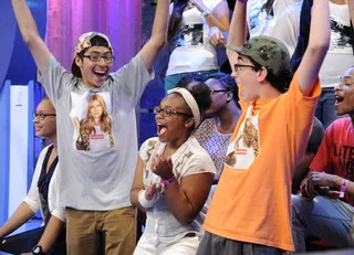 Hands Up - Fans at 106 &amp; Park, June 20, 2012. (Photo: John Ricard / BET)