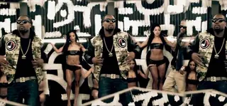 February 22, 2012: Wale Releases &quot;Slight Work&quot; Video - Wale's non-stop grind continued with yet another single from Ambition, the kinetic club-mover &quot;Slight Work&quot; featuring Big Sean.(Photo: Courtesy Warner Music Group)