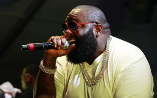 March 17, 2012: Rick Ross Performs at SXSW - Rozay took over the SXSW festival in Austin, Texas, with a surprise, headline-making performance at the Fader Fort.(Photo: Roger Kisby/Getty Images)