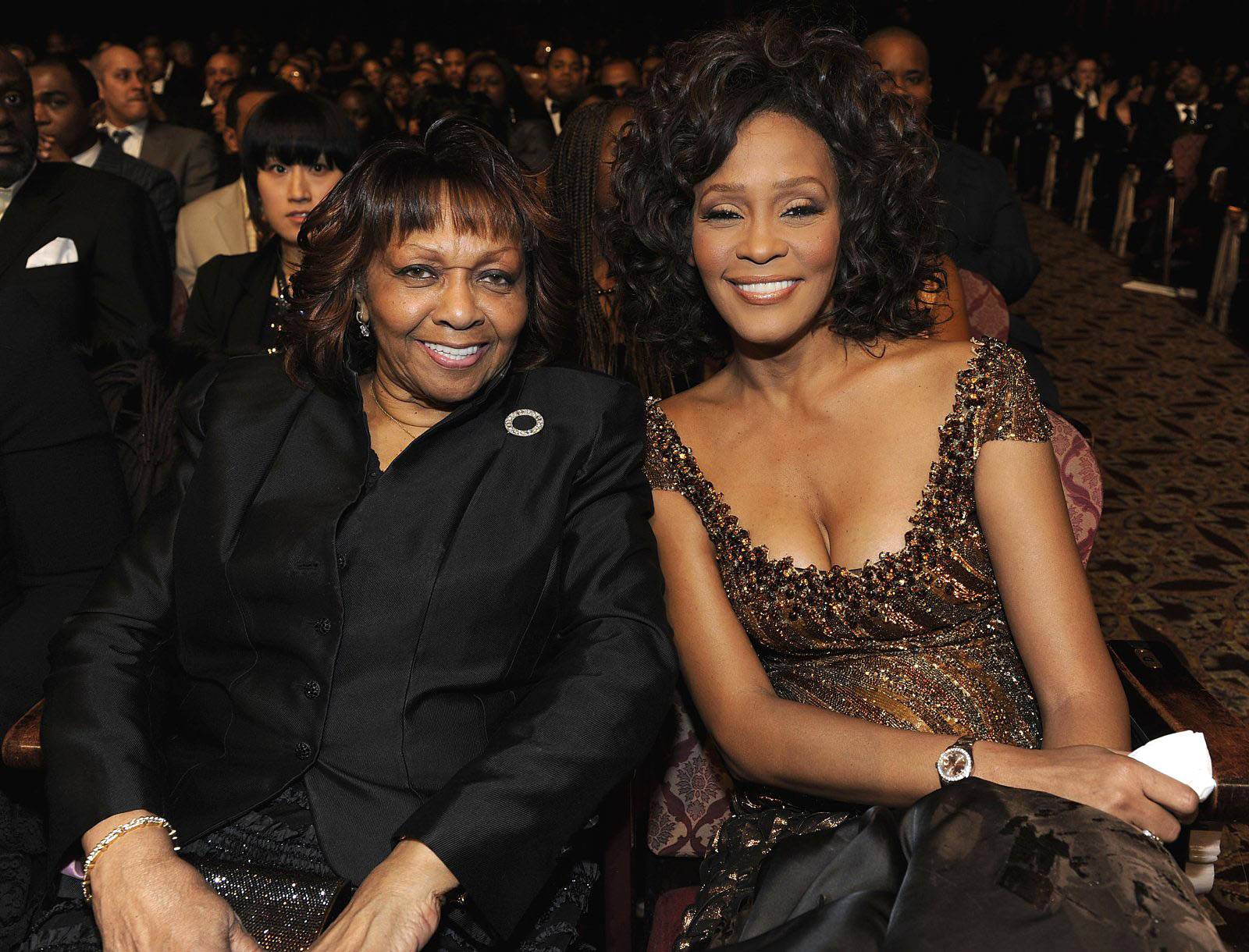 Two Icons at the BET Awards: 2010 - When a cleaned-up Whitney Houston accepted the Entertainment Award at the 2010 BET Honors. Her tear-jerking speech was directed at her mother Cissy, who stood by her during her most tumultuous decade. There wasn't a dry eye in the house by the time Whitney got off the stage.&nbsp;(Photo: Frank Micelotta/Getty Images)