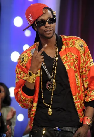 Let's Get It - 2 Chainz on set at BET's 106 &amp; Park, June 18, 2012. (Photo: John Ricard / BET).