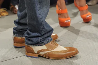 Brogued Out Footwear - Michael K. WIlliams at 106 &amp; Park, June 18, 2012. (Photo: John Ricard / BET).