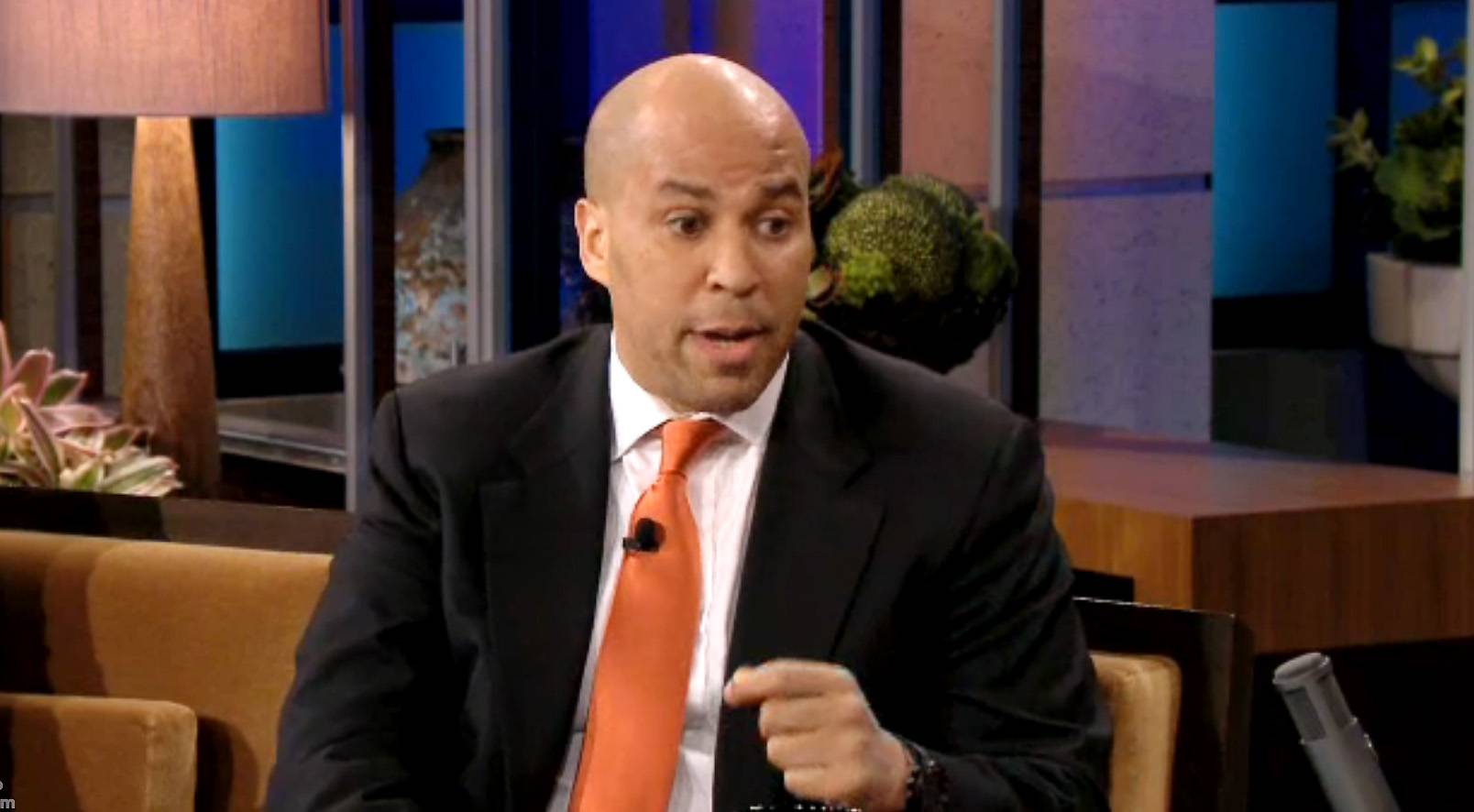 Cory Booker and President Obama Remain BFFs - After his comments on Meet the Press appeared to undermine his support of President Obama, Newark Mayor Cory Booker told Tonight Show host Jay Leno Monday that while he wasn’t &quot;at his best&quot; during the interview, President Obama &quot;was incredibly gracious.&quot; After the incident, the president was the &quot;first person to step forward and say, &quot;Hey, you're my friend, we all say things that don’t come out as we mean them, and I'm still with you,'&quot; Booker said.&nbsp;(Photo: NBC)