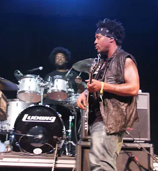 December 1, 2012: The Offering - In December, Questlove, drummer and public voice of the legendary Roots Crew, told Pitchfork.com that D’Angelo’s latest offering was ready. The album, titled&nbsp;James River, was said to be “pretty much 97 percent done,” according to Quest. &nbsp;“He's just finishing his lyrics now. He needs somebody to smack him and take the record away from him because it's pretty much finished.... For all intents and purposes, this album is the black version of [The Beach Boys']&nbsp;Smile —&nbsp;at best, it will go down in the&nbsp;Smile/There's a Riot Goin' On/Miles Davis'&nbsp;On the Corner&nbsp;category. That's what I'm hoping for.” That’s a pretty big hope.&nbsp;(Photo: Courtesy MTV)