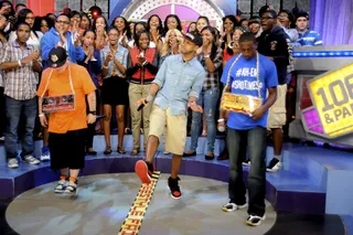 One Foot - Freestyle Friday at 106 &amp; Park, June 15, 2012 (Photo: Dane Delaney / BET)