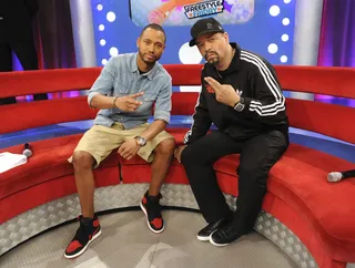 Dueces - Terrence J and Ice-T at 106 &amp; Park, June 15, 2012 (Photo: Dane Delaney / BET)