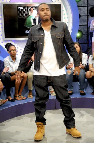 Classic - Nas at 106 &amp; Park, June 15, 2012 (Photo: Dane Delaney / BET)