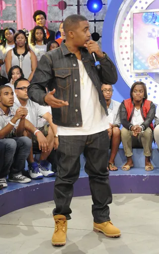 The Truth - Nas at 106 &amp; Park, June 15, 2012 (Photo: Dane Delaney / BET)