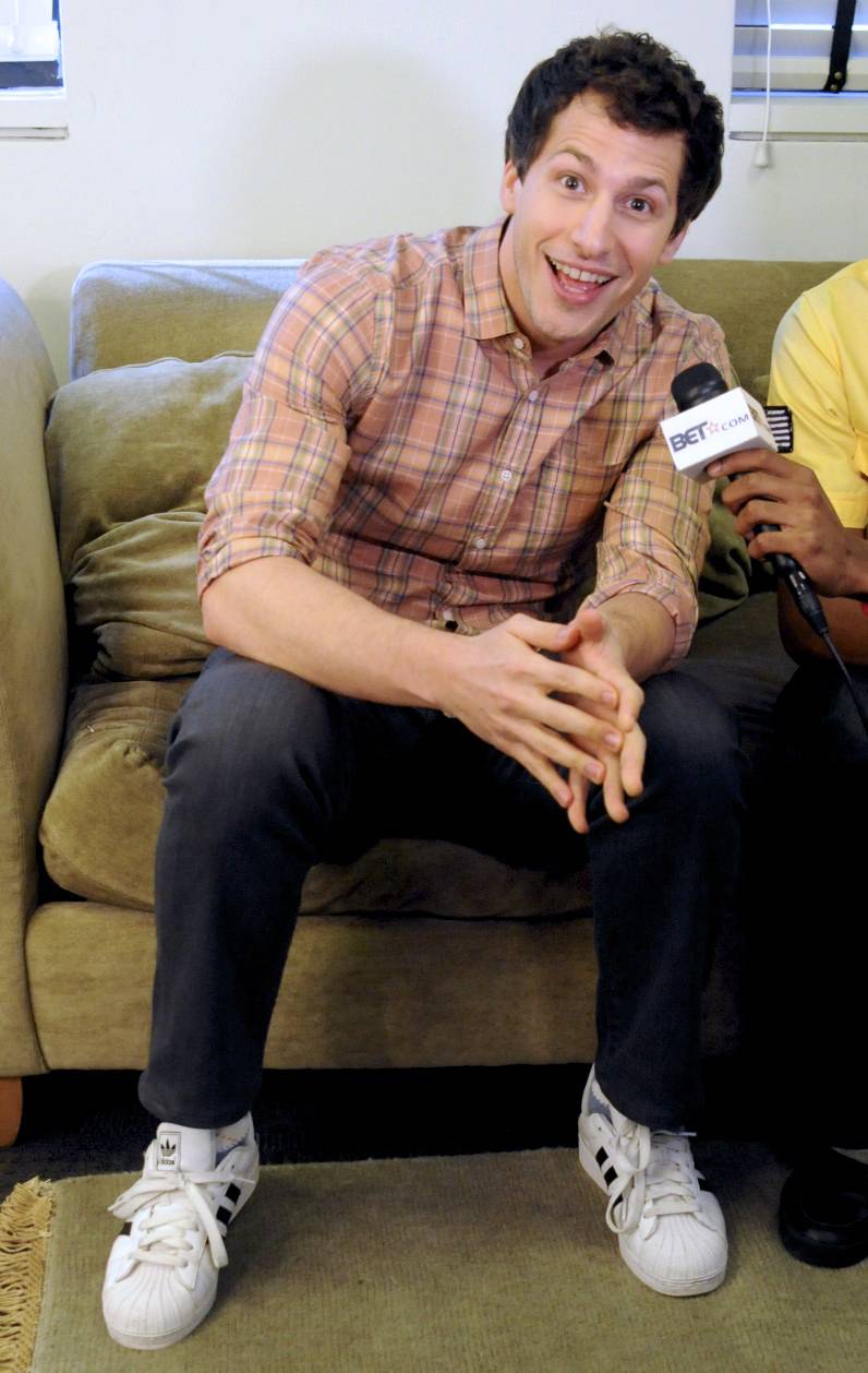 This Guy - Andy Samberg talks to BET.com backstage 106 &amp; Park, June 14, 2012. (Photo by: Dane Delaney / BET)