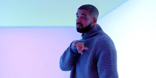DRAKE - HOTLINE BLING - Drakes dancing in this video had the internet going crazy. Whether he was joking or really displaying his best moves remains a mystery.(Photo: Cash Money/Republic Records)&nbsp;