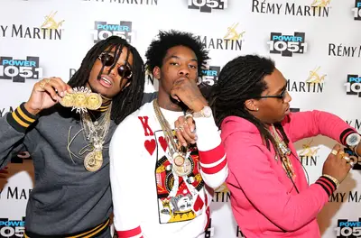 Migos is super stoked to hit the road with Chris Brown: - &quot;We're going on tour August 15. That's our boy [Brown]... We've just been running into each other every time. The connection's been real, so ever since then, we've just been rockin'. So shout out to him for that. Every time we go to L.A., we f**k with him.”(Photo: Neilson Barnard/Getty Images for Power 105.1)