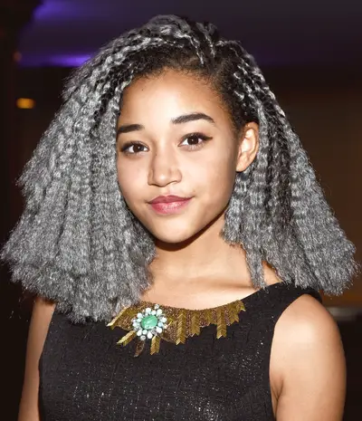 Amandla Stenberg embraces her boss status at 16: - “When I receive that kind of praise or feedback, it's really incredible because I'm really inspired by the same people who are being inspired by me. And the only reason why I want to talk about these things and continue talking about these things is because of the people who get it…and who are just as equally aware. I just feel like I'm just a conduit for the people that I look up to.”(Photo: Michael Buckner/Getty Images for Women in Film)