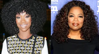 Brandy on lying to Oprah about being married: - “I was scared. I thought that everything that I had worked hard for and...the image that I worked so hard to build was threatened.”(Photos from left: PacificCoastNews, Mark Davis/Getty Images for SBIFF)