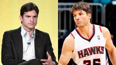 Ashton Kutcher as Kyle Korver - We approve Ashton Kutcher as hoops sharpshooter Kyle Korver in Dude Where’s My Car (Part II) — The NBA Version.&nbsp;(Photos: from Left: Frederick M. Brown/Getty Images, Kevin C. Cox/Getty Images)
