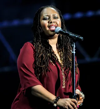 Sharing Is Caring - Lalah always seems to leaving something with the audience once she leaves. While we understand sharing your talent leaves you a bit vulnerable...Tip#1: We suggest give something of yourself to the song you perform and the audience as a whole.   &nbsp;(Photo: Keith Tsuji/Getty Images for Thelonious Monk Institute of Jazz)