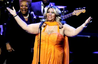 Aretha Franklin - The singer has created a platform like no other when it comes to performing. This year, Franklin has put her support behind Brenda Lawrence in the race to represent the 14th&nbsp;Congressional district in Michigan.(Photo: Kevin Winter/Getty Images)