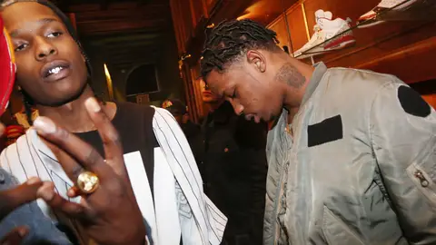 A$AP Rocky Accused Of Taking Shots At Travis Scott At Rolling