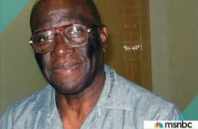 Free at Last - Herman Wallace, 71, was freed from prison after spending 41 years in solitary confinement on Tuesday night. Wallace was taken immediately to the hospital in New Orleans, his hometown, to be treated for liver cancer. He only has days or weeks to live. Wallace was serving a sentence for armed robbery in Louisiana State Penitentiary in Angola.&nbsp;(Photo: MSNBC)