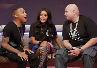 Comedy - Fat Joe has Bow Wow cracking up! (Photo:&nbsp; Cindy Ord/BET/Getty Images for BET)