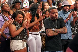 Just Bow Weezy - Bow Wow hangs with the livest audience.(Photo: Bennett Raglin/Getty Images for BET)