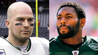 Antonio Cromartie vs. Matt Hasselbeck - In 2011, New York Jets cornerback Antonio Cromartie was an outspoken opponent of the NFL's collective bargaining agreement. Then-Seattle Seahawks quarterback Matt Hasselbeck apparently took a jab at Cromartie on Twitter, questioning if &quot;he knows what CBA stands for&quot; (the tweet was quickly deleted). Cromartie responded: &quot;hey Matt if u have something to then say it be a man about it. Don't erase it. I will smash ur face in.&quot; (Photos from left: Bob Levey/Getty Images, Mike Ehrmann/Getty Images)