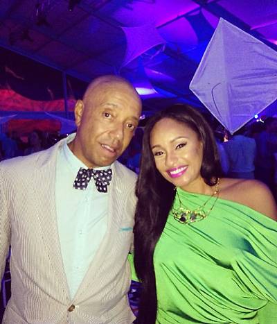 Tahiry @therealtahiry - &quot;Tonight I was inspired by what this man has done to help inner city youth reach their dreams! Totally blessed 2 have been able 2 share such a special Night!!!!&quot; Tahiry has some major admiration for hip hop mogul Russell Simmons.(Photo: Instagram via therealtahiry)